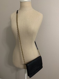 burberry embossed leather wallet with chain