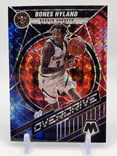 2021-22 Panini Mosaic Bones Hyland Overdrive Silver Prizm Rookie #16