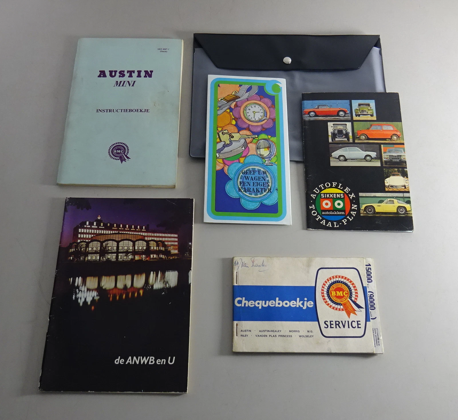 Folder + Manual / Instruction Booklet Austin Mini + Countryman From 03/1967