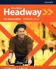 Oxford HEADWAY Pre-intermediate Fifth Edition Workbook With Key @NEW@