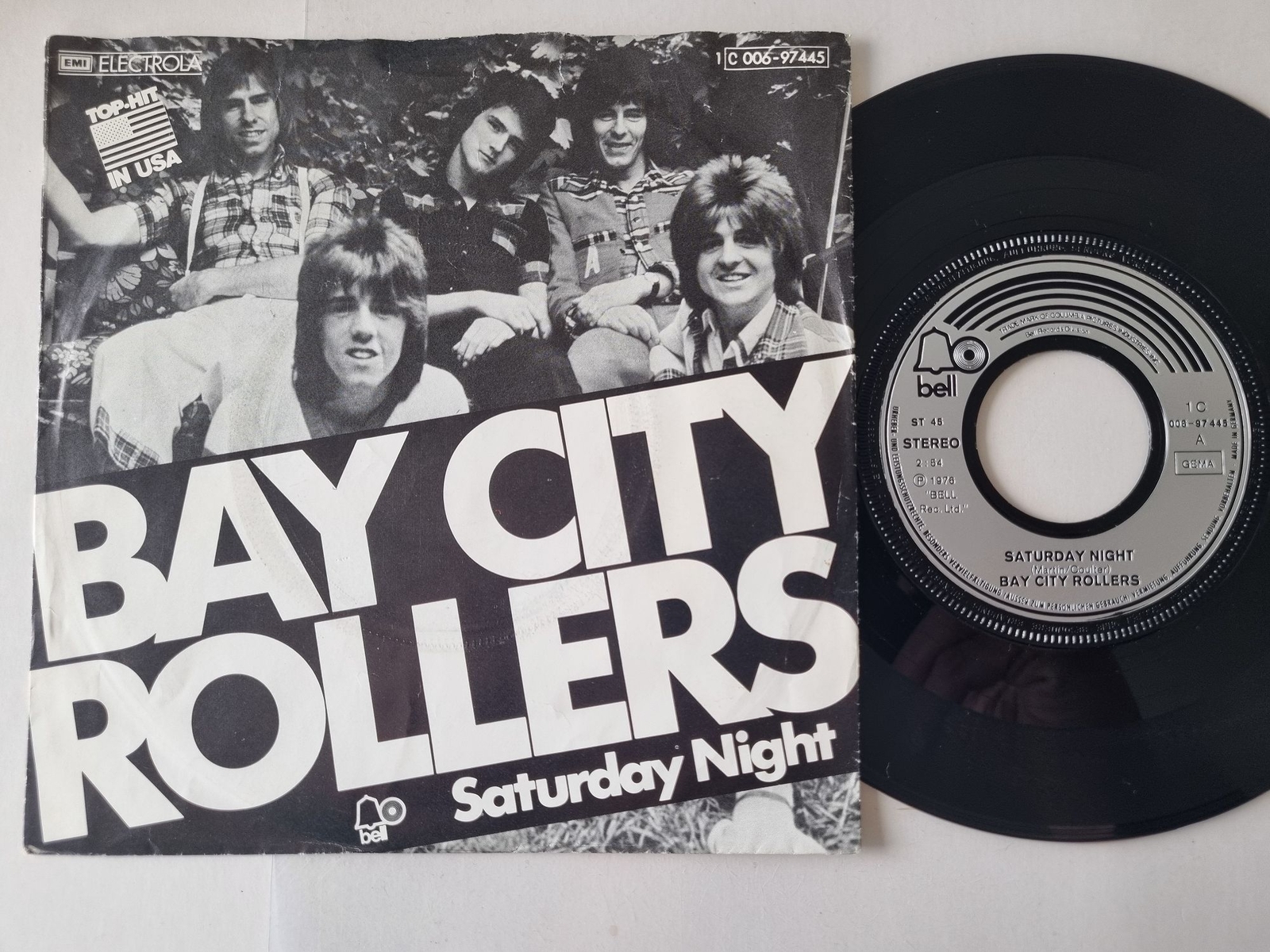 Bay City Rollers - Saturday Night / Angel Angel 7'' Vinyl Germany