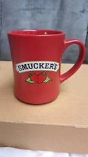 Smuckers Strawberry Preserves Jelly Red Coffee Cup Mug RFSJ Inc. displayed only