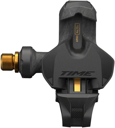 Time XPRO 12SL Pedals - Single Sided Clipless, Carbon, 9/16", Carbon/Gold, QF 53