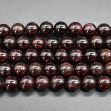 Natural Garnet Semi-precious Gemstone Round Beads 4mm 6mm 8mm 10mm 12mm