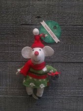 Christmas Ornaments Rustic Themed Holiday Season Cloth Decorations Accessory New