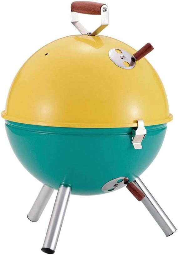 CaptainStag M-6373 Multi BBQ Stove Yellow x Green Camping Outdoor