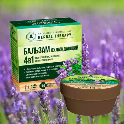 ECOLaboratorie HERBAL THERAPY Body BALM COOLING 4-in-1 Lindert Müdigkeit 50ml