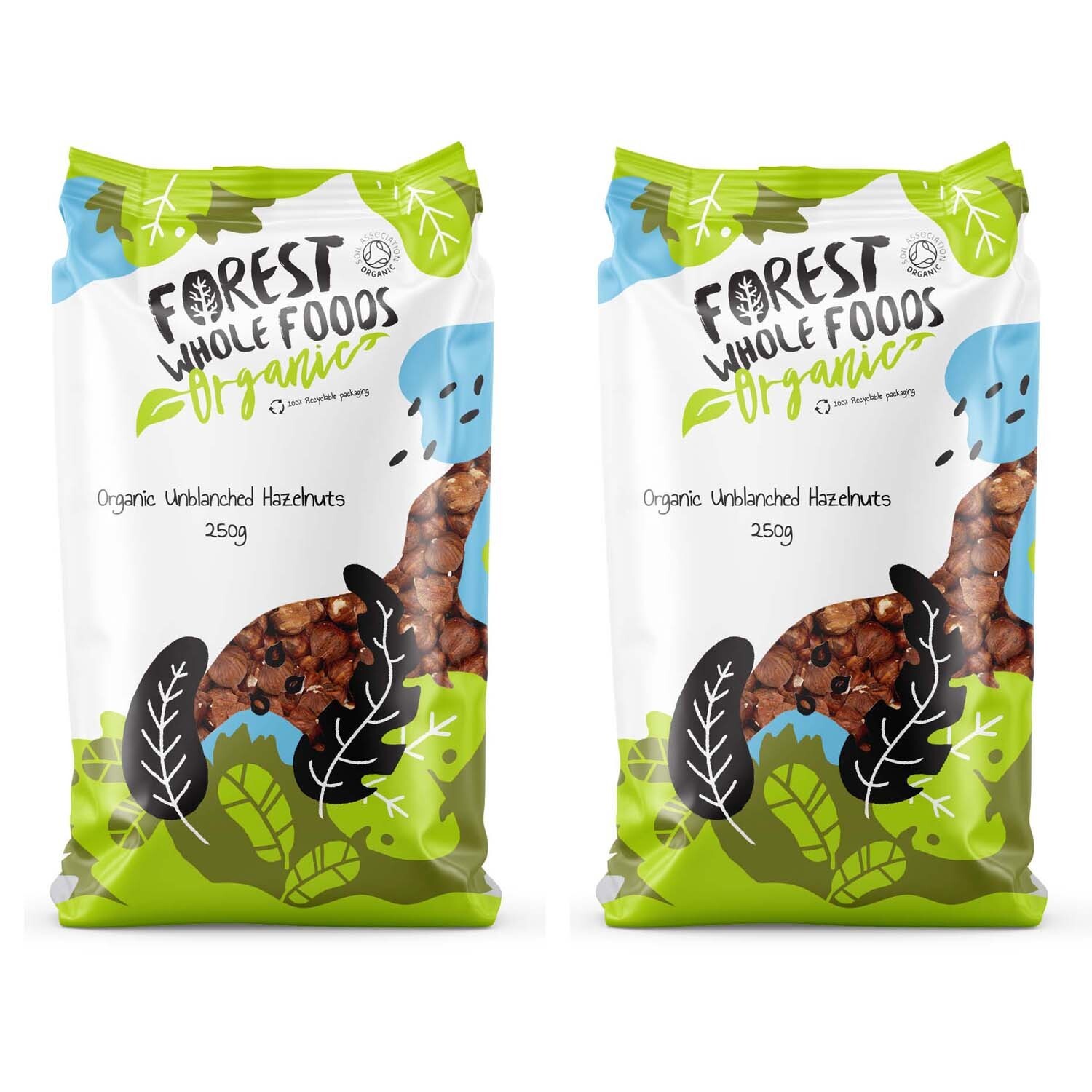 Organic Whole Hazelnuts 500g - Forest Whole Foods