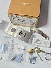 Dormakaba 9000 YC03R 630 Device Lever Trim w/ Cylinder +Key,  ETRIMYC03R630DSCKD