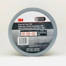 3M DUCT TAPE  1.88"/po X 50" yd VALUE DUCT TAPE 1900, NEW  SEALED  