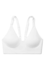 New 49 True Co Soft Form V-Neck Bralette White Sz S