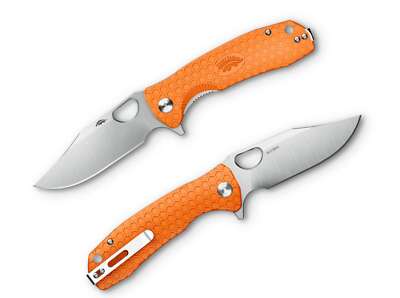 Honey Badger Clippoint Flipper Medium Orange Taschenmesser 8Cr13MoV   01HO064