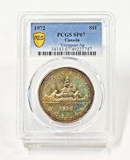 1972 Canada Voyager Ag S$1 PCGS SP67