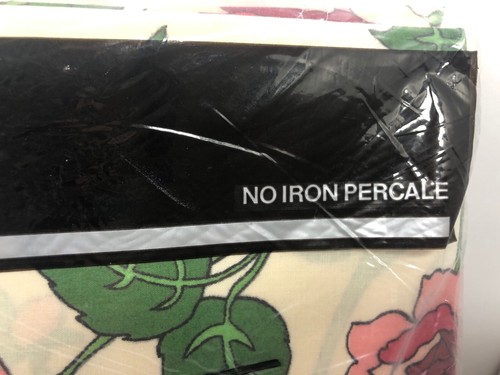 Vintage UTICA J.P. Stevens 1977 One Twin Fitted Sheet No Iron Percale CITY ROSE - Picture 5 of 6