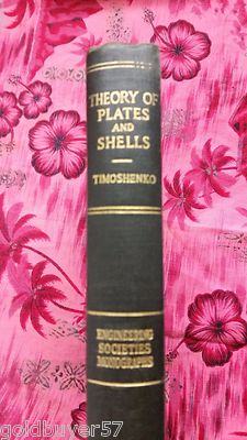 BOOK Theory of Plates and Shells Timoshenko 1ST Edition 1940 6th
