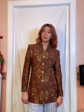 Elegant Catherine Mansfield Pure New Wool Taylored Jacket Gorgeous S Uk12
