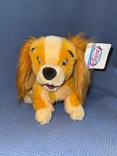 Lady and the Tramp New Stuffed Plush Doll Toy Furry Dog Spaniel Disney Movie