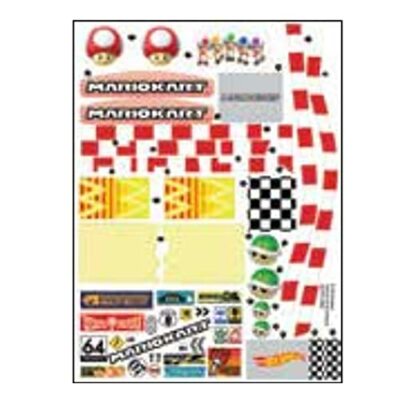 Replacement Stickers / Labels for Hot Wheels Mario Kart Circuit Track ...