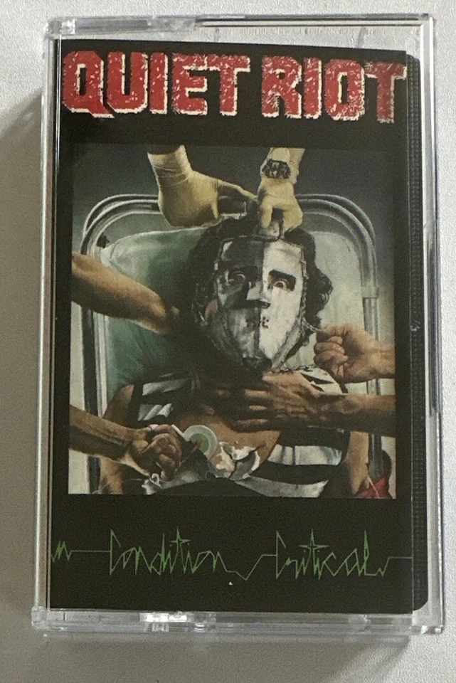 Quiet Riot Condition Critical  Epic 40-26075  UK Audio Tape Cassette Album Ex-M - Image 2 of 4
