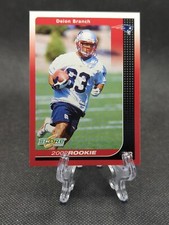 2002 Score Deion Branch Rookie Football Card New England Patriots #296. rookie card picture