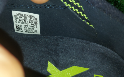 Adidas X 17.1 SG S82314 US9 Yellow boots Cleats mens Football