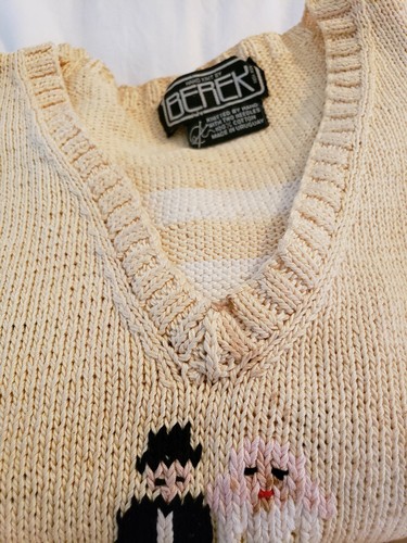 BEREK Wedding Anniversary Sweater Bride Groom Baby Old Couple Bottle see photos - Picture 12 of 12
