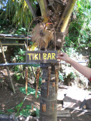 Tiki Bar bamboo Wind Chime 40 inch - Tropical Decor | #dpt5081