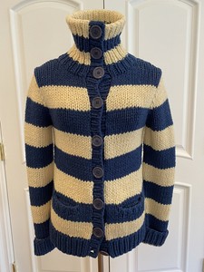 sailor collar cardigan