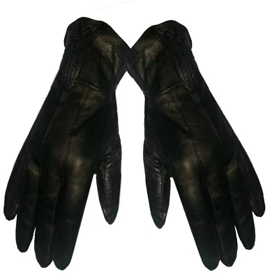 Gants En Cuir Homme En Cuir Hiver Noir XL - Photo 1/3