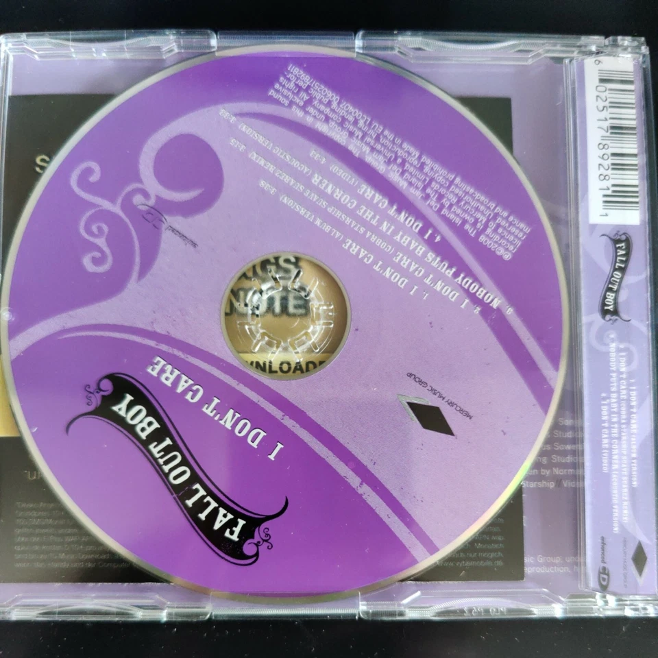 Fall Out Boy Maxi Single  Don't Care neu - Bild 2 von 2