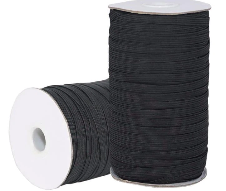 MARENT Flat Woven Elastic Waistband Stretch Cord Band for Sewing Craft Dressmaking