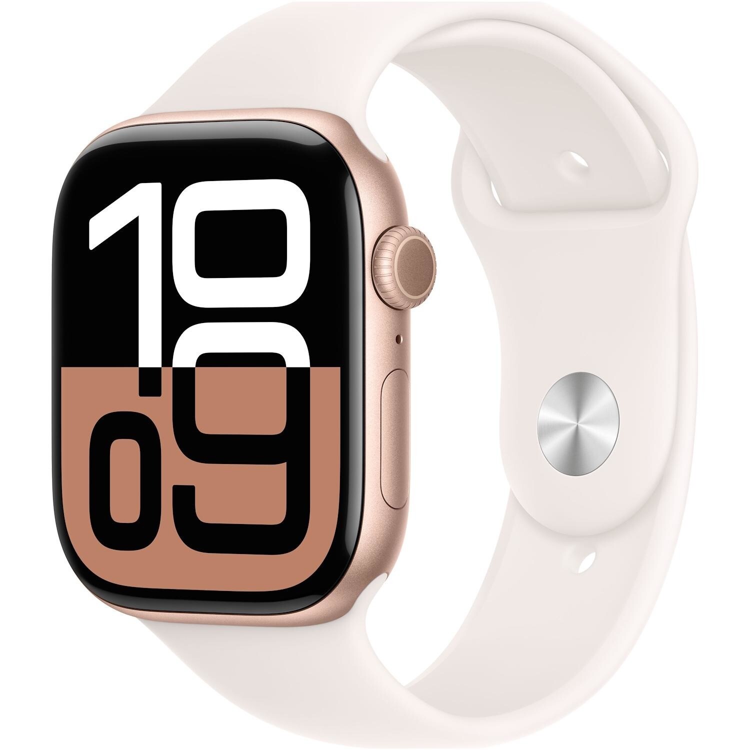 Apple Watch Series 10 GPS 46mm con cassa in Alluminio Rose Gold e Light Blush S