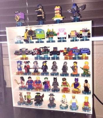 Lego Dimensions Mini Figur Puppen Regal Display Ständer Einheit Box Koffer
