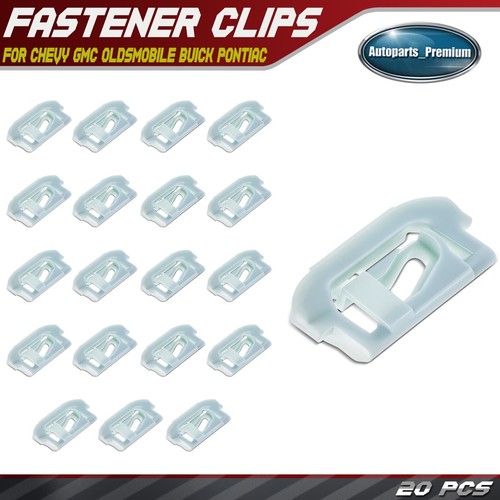 50Pcs 36.5mm Metal Window Reveal Moulding Clip Retainer for GM 1971-on 9895598 50Pcs 36.5mm Metal Window Reveal Moulding Clip Retainer for GM 1971-on 9895598