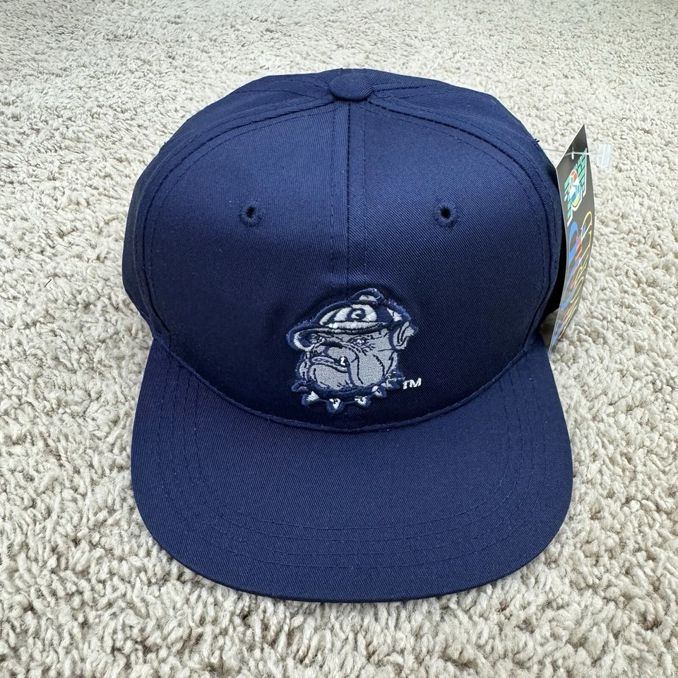De colección Georgetown Hoyas Sombrero Juvenil Snapback Jack El Bulldog Logo Azul Marino Gorra TOW Foto 2 de 4