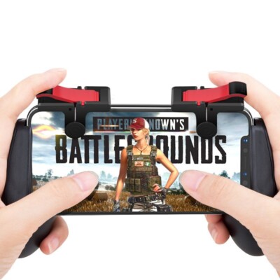 PUBG Mobile Game L1R1 Gaming Handle For iPhone Samsung LG