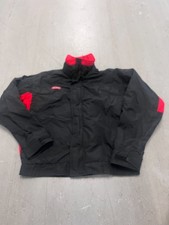 VTG Columbia Bugaboo Jacket Mens M Black Red Radial Sleeve Windbreaker Gorpcore