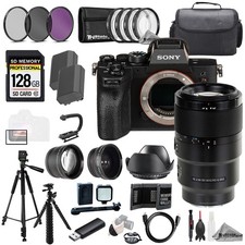 Sony a7R IVA  FE 90mm f/2.8 Macro G OSS Lens 128GB Ext Bat 9 PC Filtr MEGA Kit
