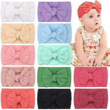 Super Stretchy Soft Knot Headbands with Hair Bows Head Wrap Hair Accessories NEW