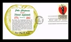 Dr Jim Stamps JOHNNY APPLESEED FIRST DAY OF ISSUE COVER KHOL KRAFT CACHET 1966