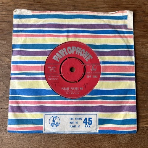 Pop The Beatles ‎– Please Please Me  Red Parlophone ‎– 45-R 4983