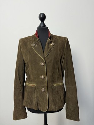 Luis Steindl women's lederjanker leather jacket size 38 p2p 19,3