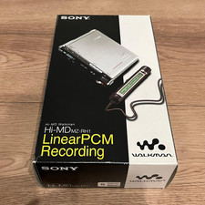 Sony MZ-RH1 Hi-MD Walkman MiniDisc Recorder Linear PCM USB Silver Japan Used