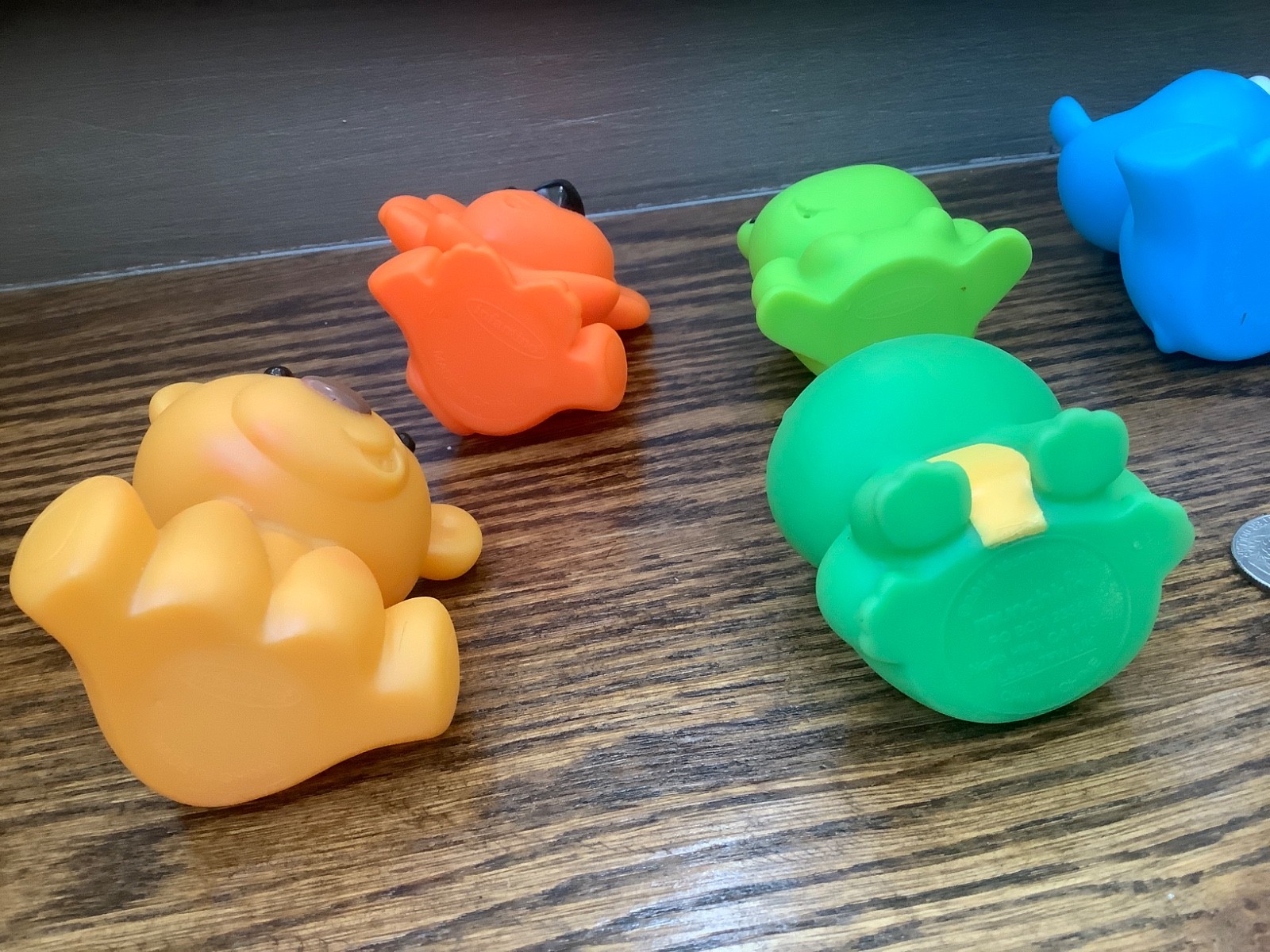 Infantino Rubber Animal Bath Tub Toys - (Mixed Lot of 8)