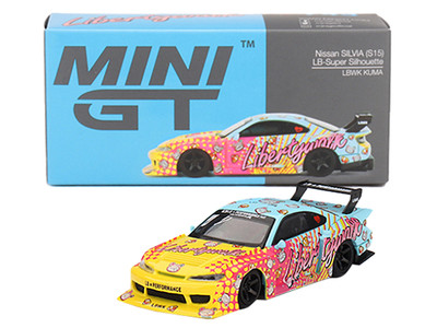 よーくん Nissan LB-Super Silhouette S15 SILVIA Yellow Blue Pink LBWK