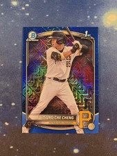 Tsung-Che Cheng 2025 Bowman Chrome Mega Box #BCP-95 1st Blue Mojo Refractor /150
