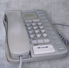 Retro BT Relate 200 Grey Push Button Telephone – Spares Repairs Restoration Prop