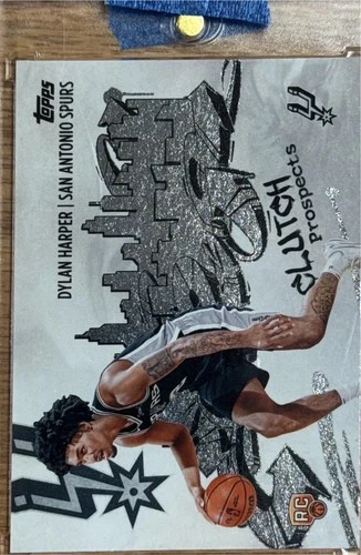 2025-26 Topps - Clutch City Prospects Dylan Harper #CC-2 San Antonio Spurs RC