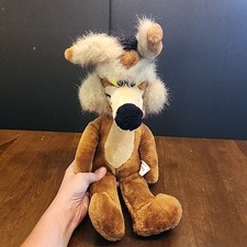 Vintage Wile E Coyote Plush 18" 1991 Wiley Company Warner Bros Looney Tunes