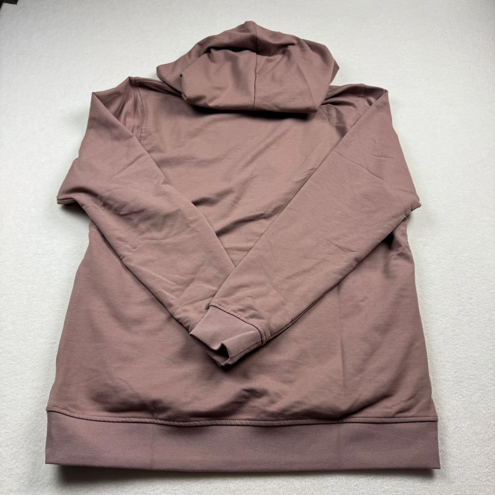 VETEMENTS Tagli Abbigliamento Hyperloop Felpa con Cappuccio Vestibilità Classica Malva Taupe Rosa Uomo Taglia S Small
